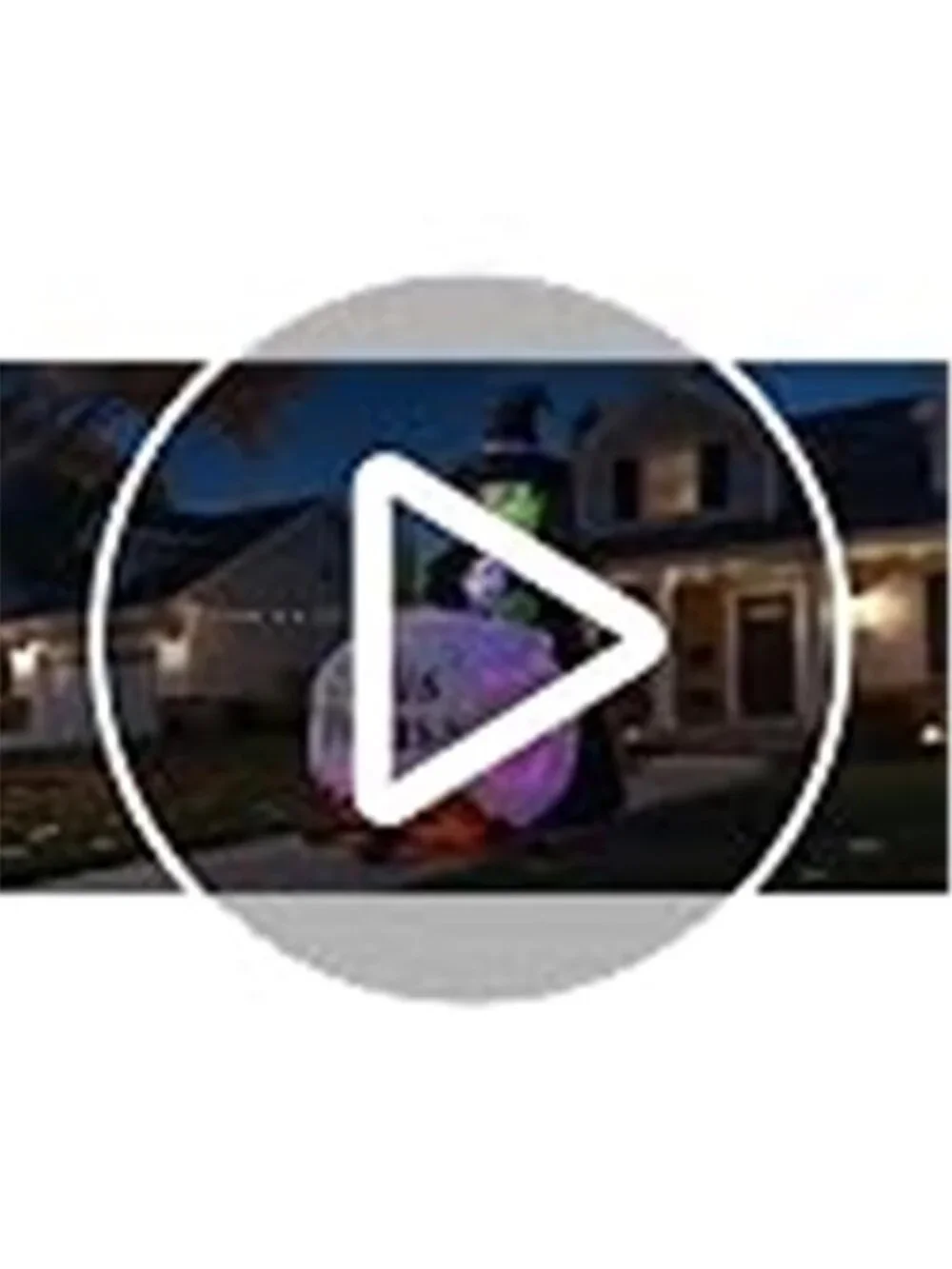 6 FT Halloween Inflatable Witch and Cauldron with RGB Lighted Halloween Blow